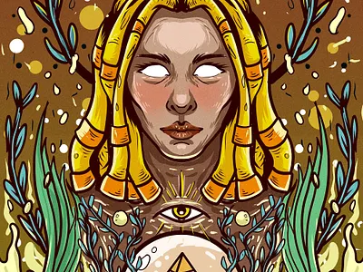 Beautiful saturn album animation artwork astronomy branding cover graphic design illustration logo mascot mother planet poster saturn star tees universe