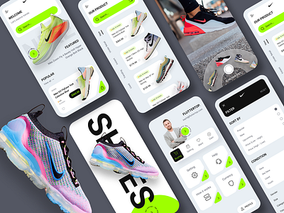 Nike Shoes App UI Design app design footwear app minimal app design new releases shoes nike shoe app nike shoe website nike sneaker app shoe app ui shoe collection shoe collection ui shoe design shoe e commerce store shoe online store shoes shopping shoes store sneaker app sneakerheads sneakers design