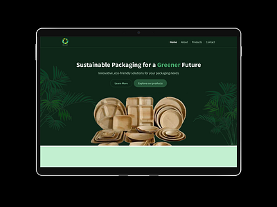 Website Hero section Redesign for Bollant Industries areca plant branding design process graphic design green ui hero section inspiration logo natural products plant products product design sustainable products ui uidesign uiux ux uxdesign web design website website redesign