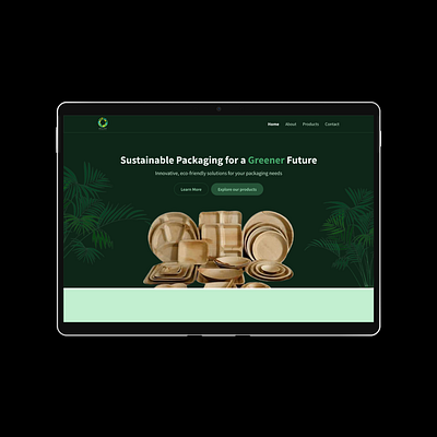 Website Hero section Redesign for Bollant Industries areca plant branding design process graphic design green ui hero section inspiration logo natural products plant products product design sustainable products ui uidesign uiux ux uxdesign web design website website redesign