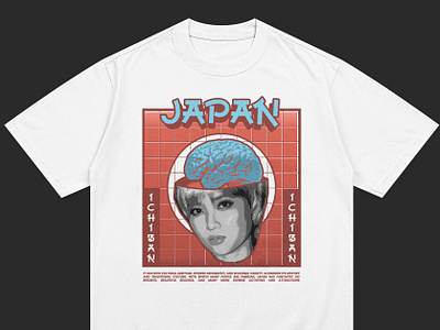 Japan Ichiban Streetwear Tshirt Design illustration