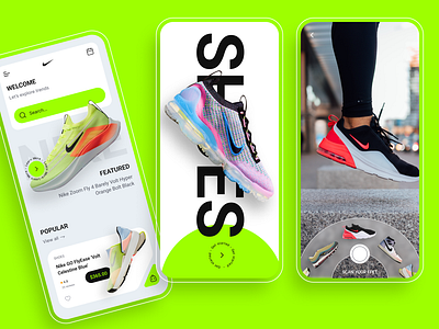 Nike Shoe Website designs themes templates and downloadable graphic elements on Dribbble