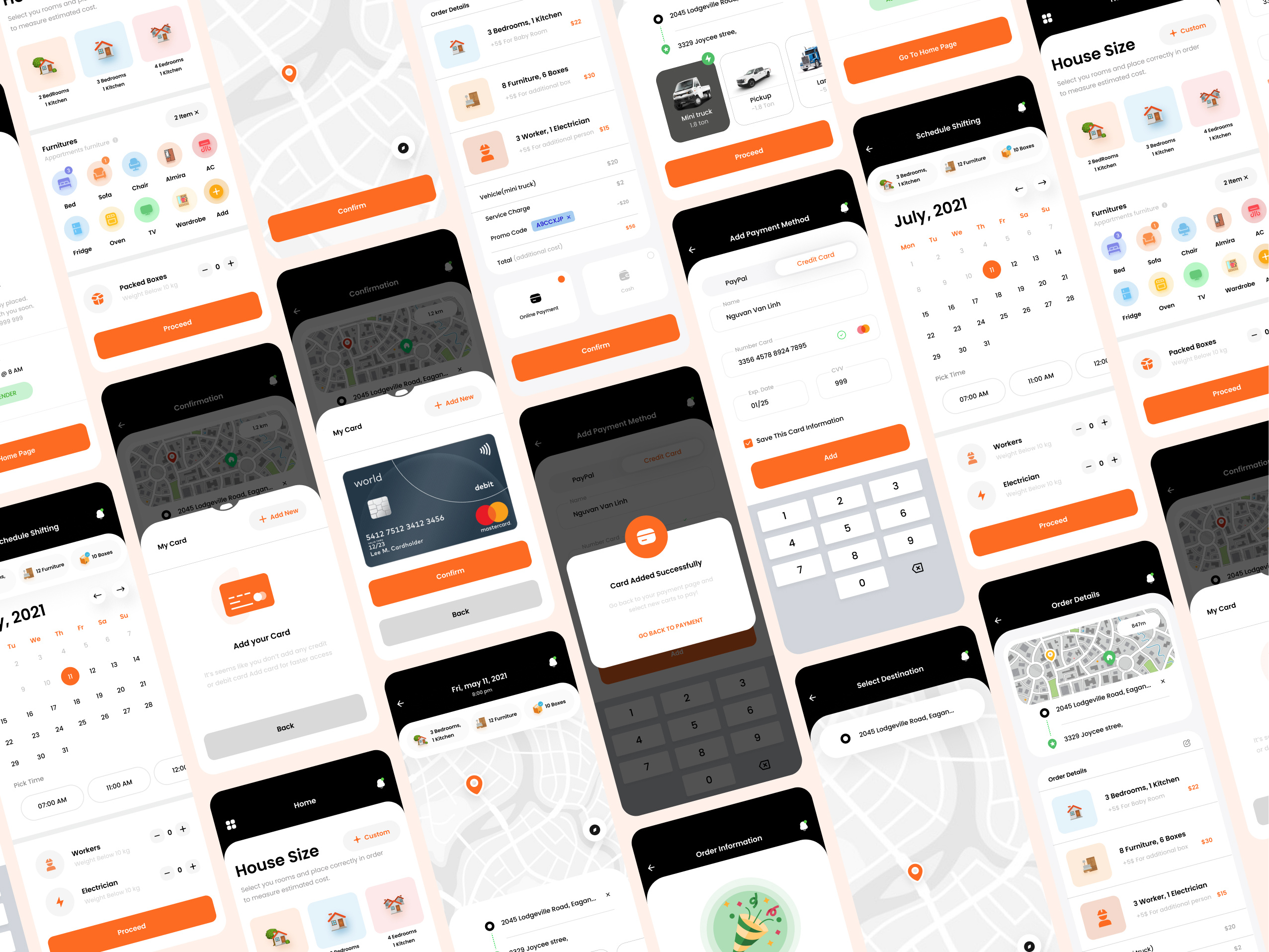 UI Design | House Shifting App by Descube IT Solution on Dribbble