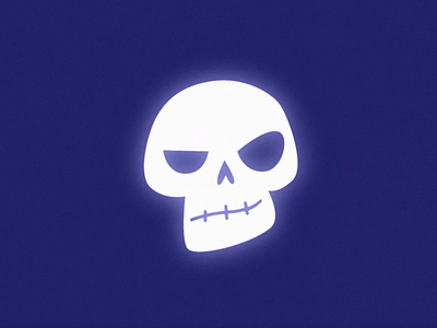 Skull glitch animation 2d animation after effects glitch animation logo animation motion design motion graphics skull animation