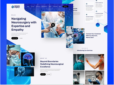 Medical UI creative design ui ux web