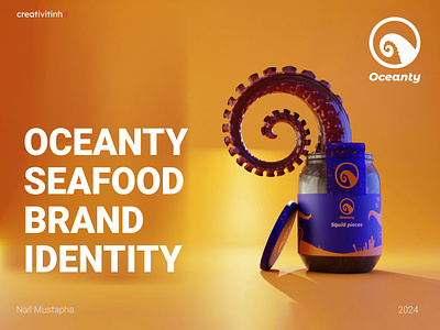 Oceanty Seafood Branding & Packaging 3d brand identity branding creative ideas creative solutions creativity food graphic design illustration logo marketing modeling packaging seafood