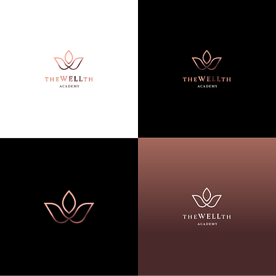 Luxury, Health, Abundance for Women's Coach illustator logo