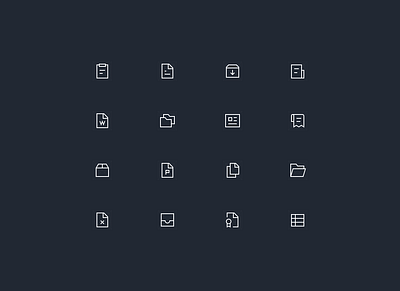 Sharp style file icons icon icon set mingcute sharp sharp icon