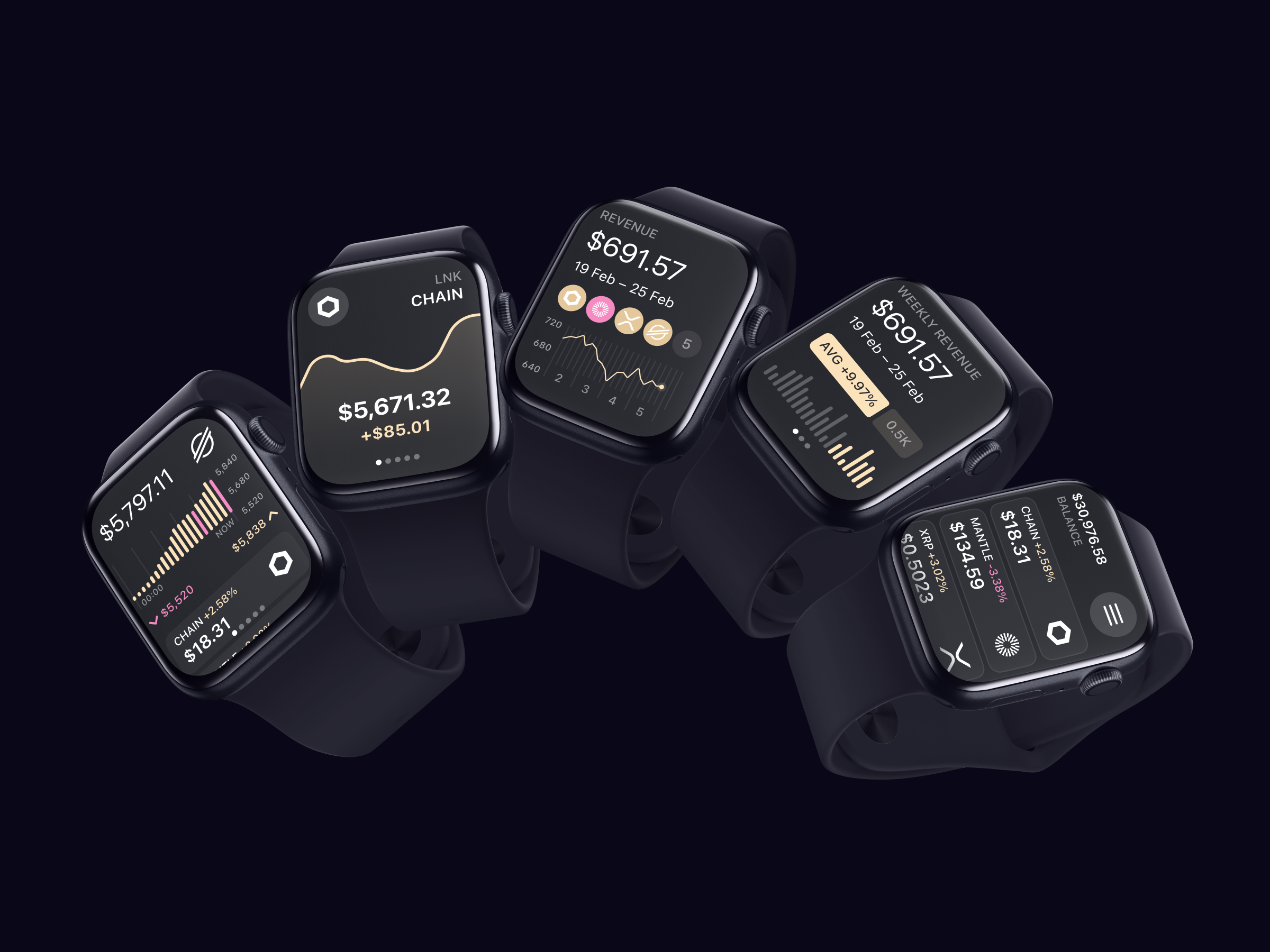 Crypto Exchange iWatch App by Conceptzilla on Dribbble