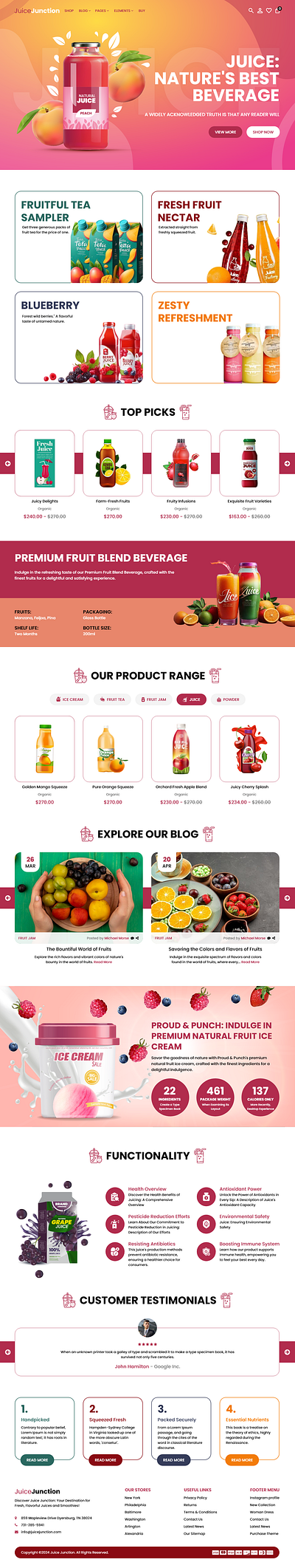 Juice eCommerce Website Design ecommerce store ecommerce web design ecommerce website ecommerce website ui design juice ecommerce website juice ecommerce website ui