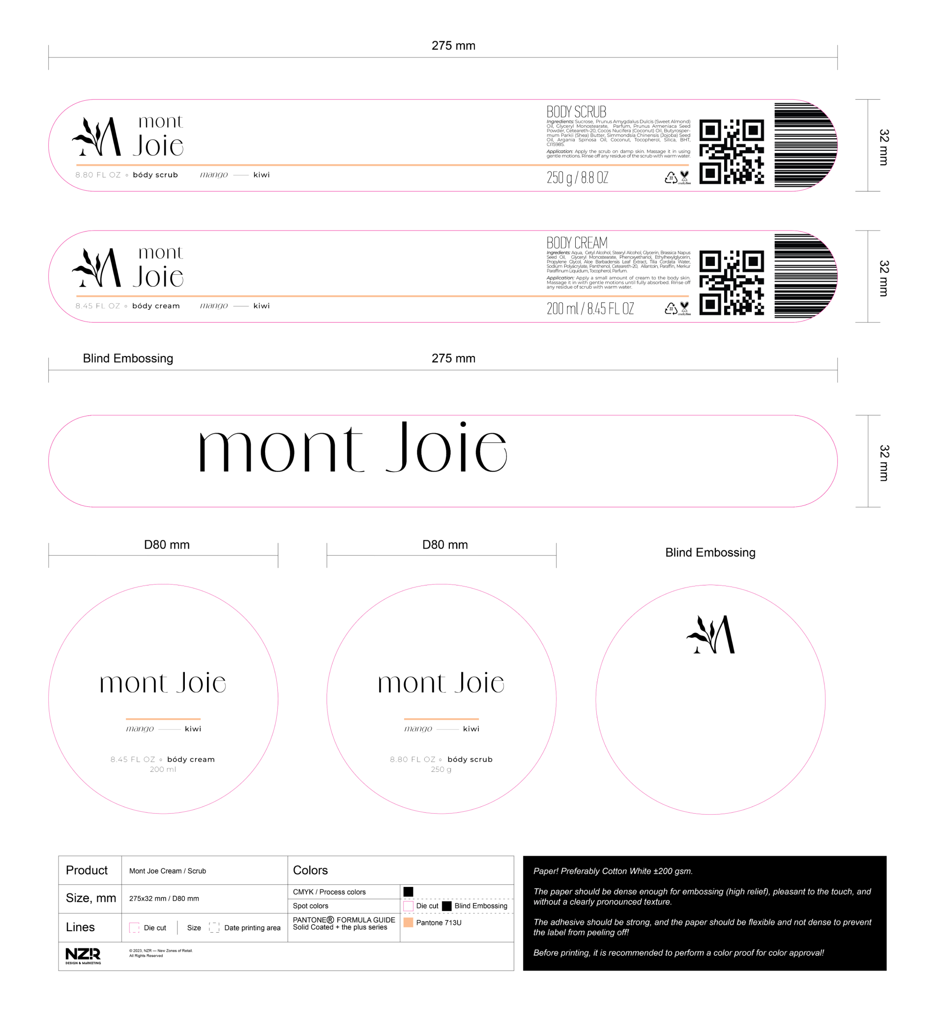 Mont Joie | Naming | Logo | Packaging design by Aliaksandra Nazarkina ...