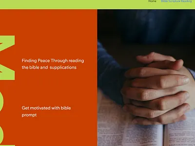 Meditating Website Template landingpage website