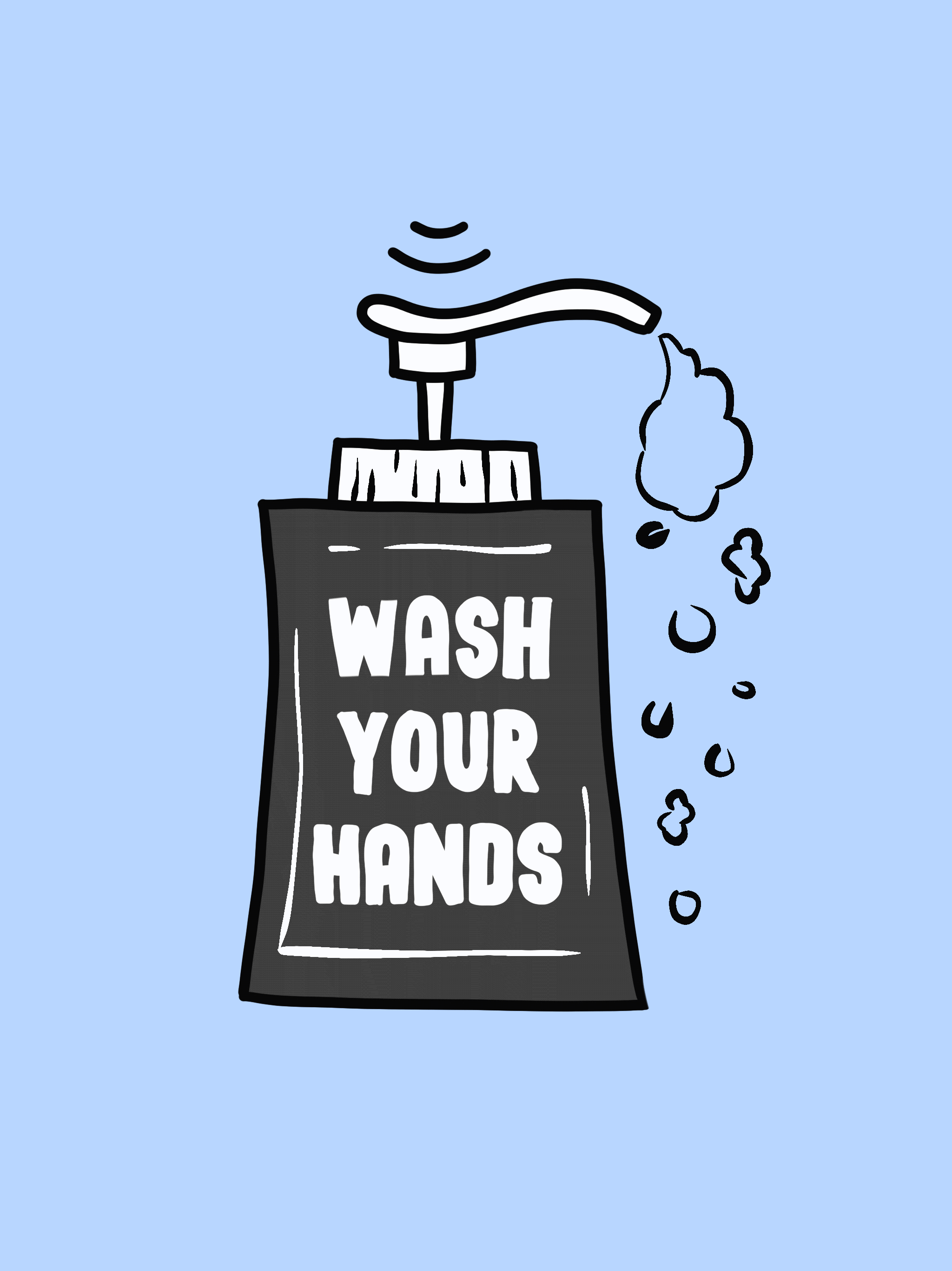 Wash Your Hands animation design graphic design illustration procreate