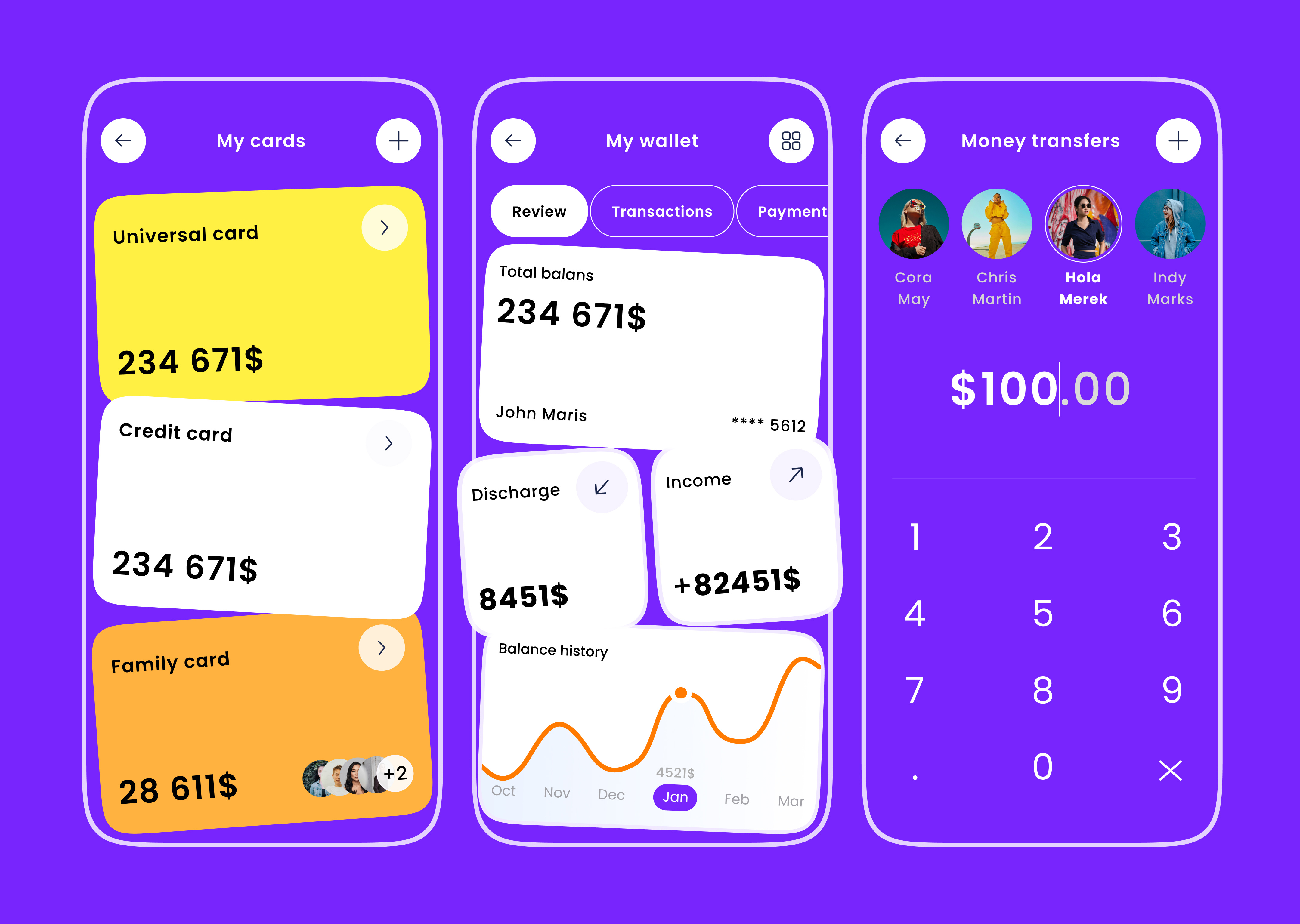 Example of Your banking and wallet 🔋