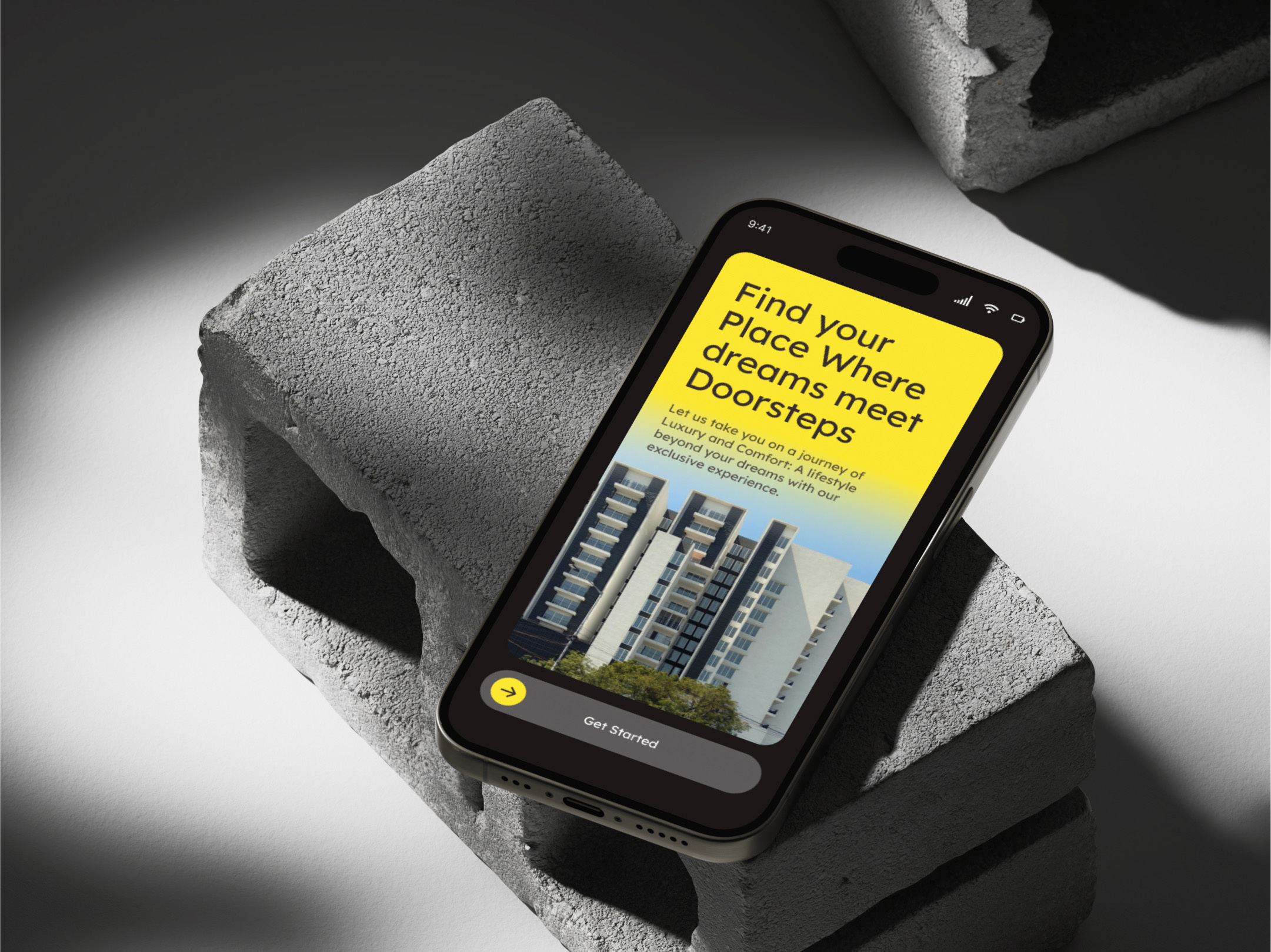 Real estate app (Day 3 of 30 days design challenge) app design design designchallenge figma product design real estate realestateapp uiux ux