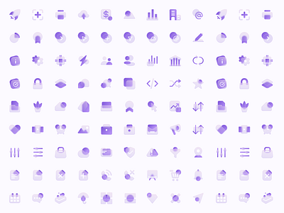 Glass icons V2 accounting icons attio crm glass glass icon glass icons glassmorphism hubspot icon collection icon set conversions icon set saas icon set sales layers marketing icons morphism revenue icons sales salesforce security icons shopping icons