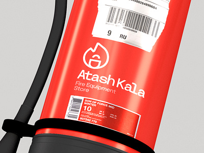 🔥 Atash Kala / Brand Logo & Visual Identity banner branding fire fire man identity illustration logo logo design logotype ui visual identity