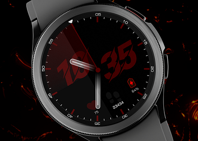 Watch face for Android watch android android watch cool cool watch coolwatch dark darkmode galaxy galaxy watch handle huawei watch new samsung smart watch time ui watch watch face