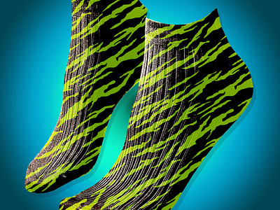 green sportsock desig 3d animation graphic design logo motion graphics sockdesign sockfashion sockoftheday sockstyle ui