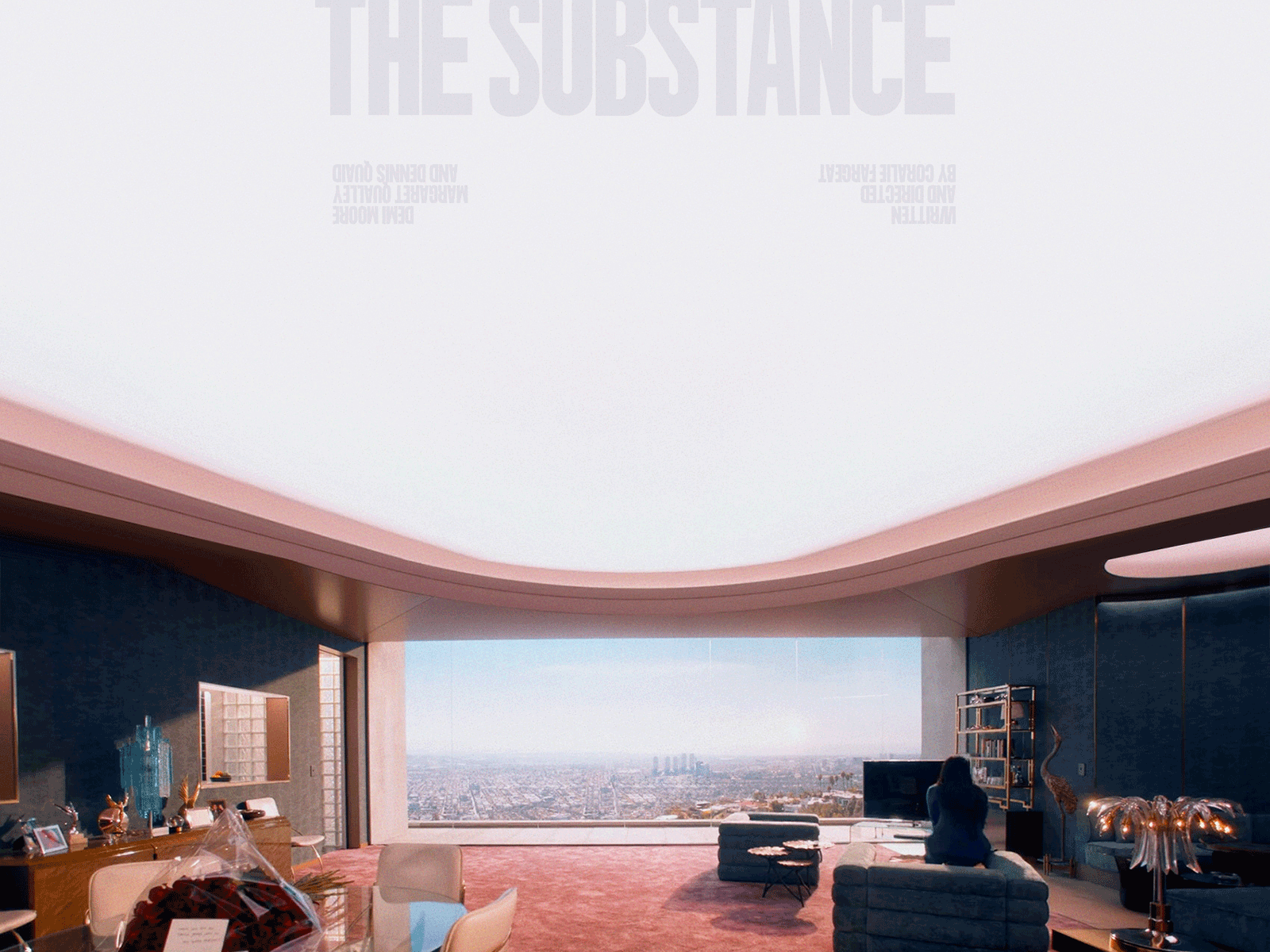 The Substance animation body horror cannes cannes 2024 coralie fargeat demi moore dennis quaid film film poster films horror key art margaret qualley movie poster movie posters poster art poster artist the substance type