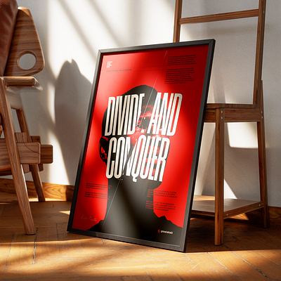 DIVIDE & CONQUER algorithm design graphic design movie poster poster design postereveryday typography ui