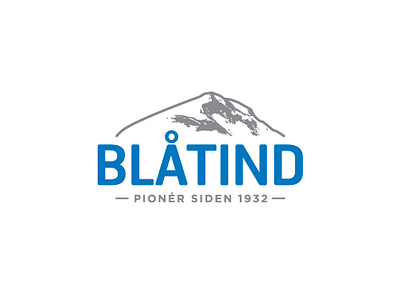 Blåtind rebrand, logo and packaging branding graphic design logo packaging