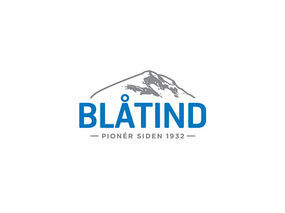 Blåtind rebrand, logo and packaging branding graphic design logo packaging