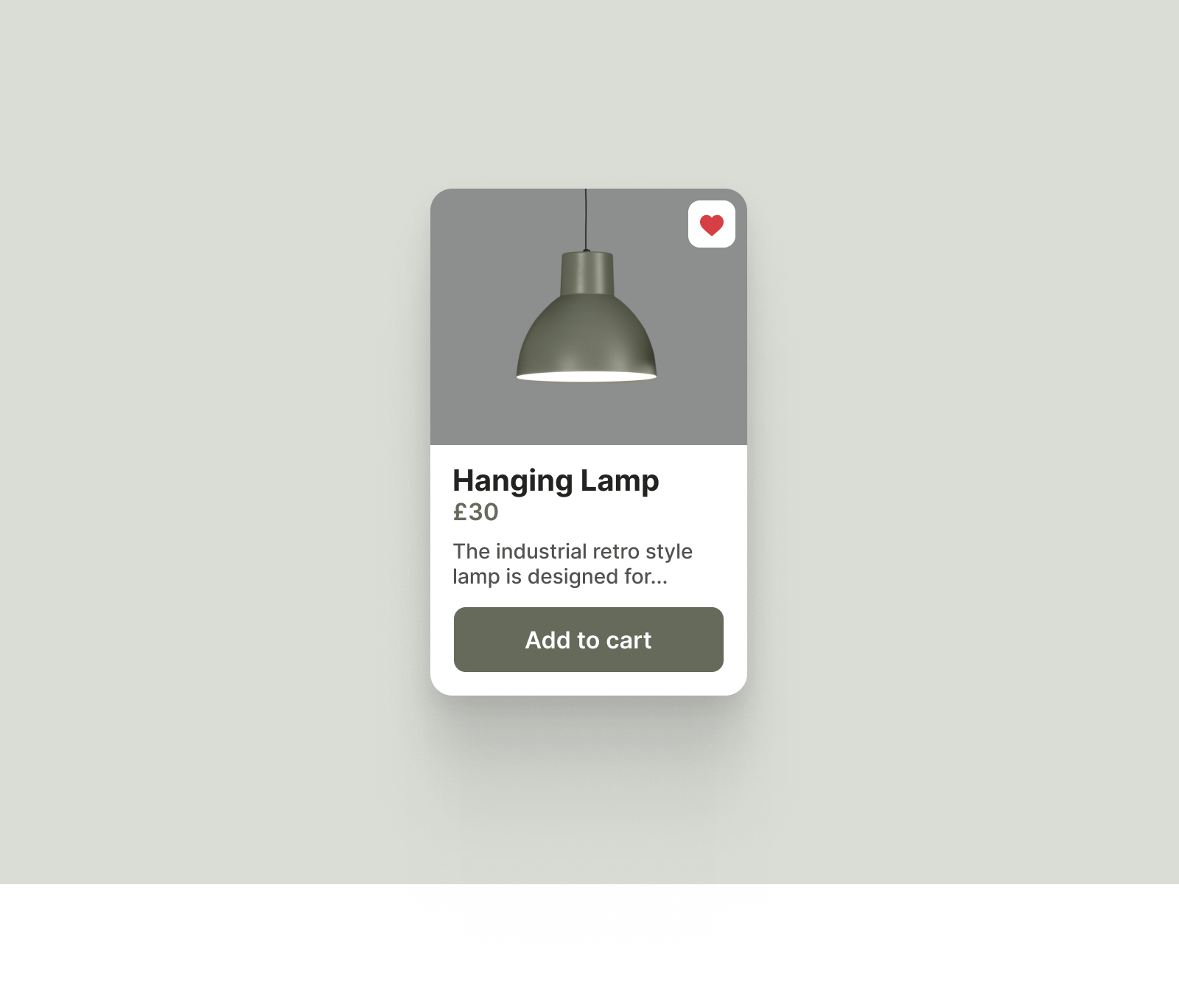 Daily UI Challenge - A Product Card branding ecommerce purchase ui