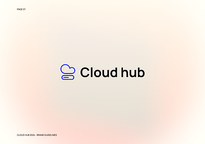 Cloud hub - Brand Guidelines branding