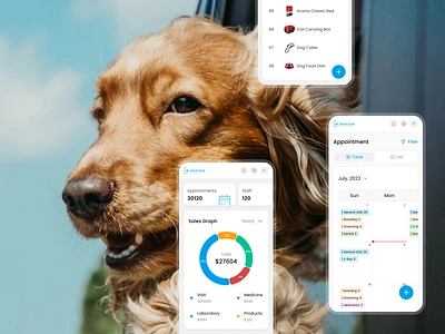 SmartDVM Veterinary Responsive Design appointment calendar clinic mobile mobile design pet pwa responsive ui design veterinary platform veterinary website web design website