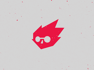 Flaming Head Icon Concept branding character fire gaming graphic design icon logo mascot vector