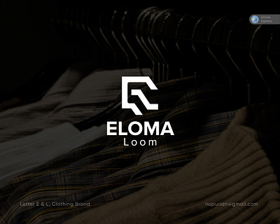 Letter E Logo | Clothing Logo | Eloma brand designer branding clothing clothing brand clothing logo creative logo elegant logo fashion brand fashion logo letter e letter e logo logo logo design logo designer logo icon logo inspiration logo mark minimal logo modern logo monogram logo