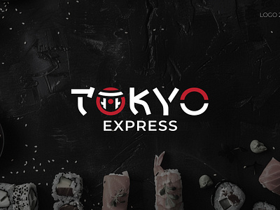Logo for sushi delivery "TOKYO EXPRESS" branding design graphic design logo logotype vector дизайн логотипов лого логотип