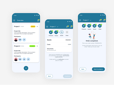 Sales Tool App app design ui ux