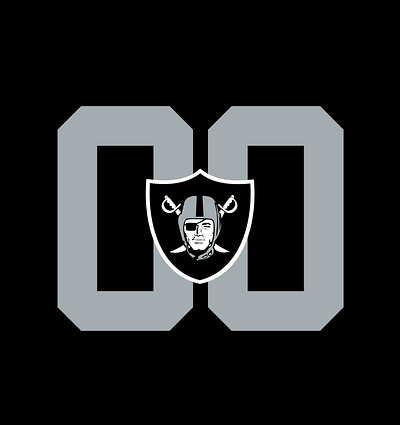 Jim Otto 00 brand branding design football graphic design identity illustration logo nfl oakland otto raiders sports ui visual