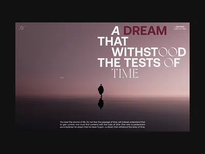 The Flow of Time - 03 (Visual Exploration) art direction concept design digital digital design editorial graphic design grid interface layout typography ui ux visual design web web design website