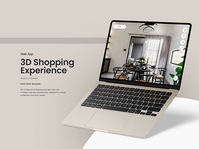 3D Shopping Experience 3d experience animation ecommerce product design shopping ui ux web app