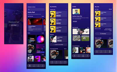 Simple App Design app design figma graphic design product design ui uiux design ux
