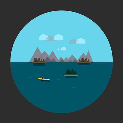 Kayak illustration