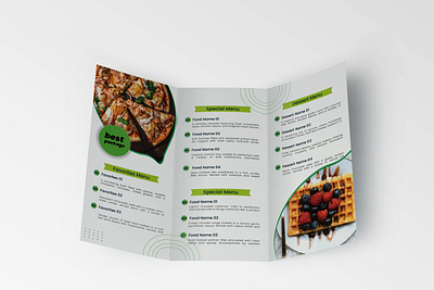 Brochure: Food! branding brochure design brochure: food! flyer design food graphic design marchendise