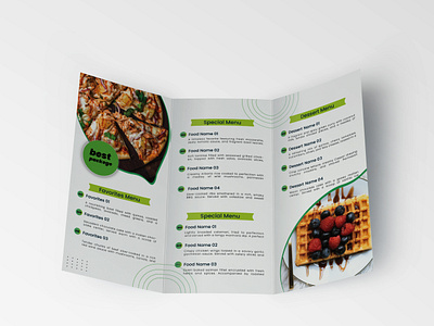 Brochure: Food! branding brochure design brochure: food! flyer design food graphic design marchendise