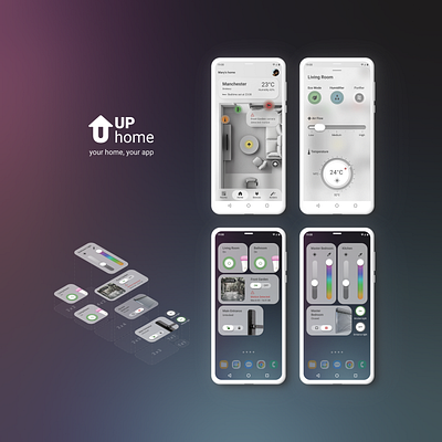 UP home App app app design smart home