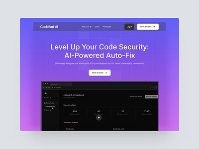 CodeantAI-Website ai artificial intelligence design figma ui ux web design website
