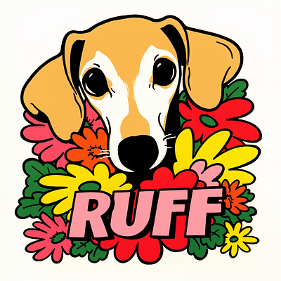RUFF 240520 brand dog illustration ruff