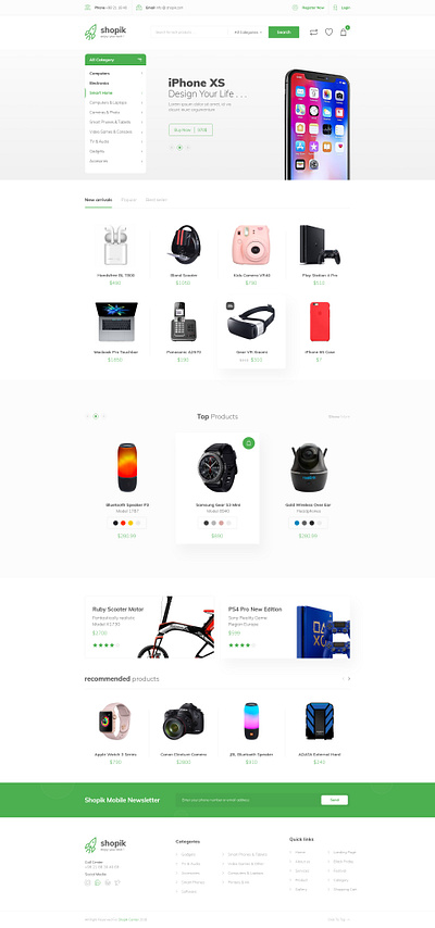 Shopik Index graphic design ui ux