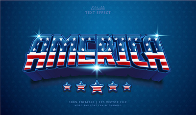 Text Effect America labor text effect