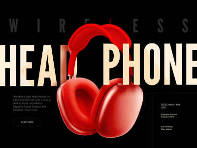 Head Phone Banner banner design branding creative design design graphic design inter interface interface design ui ui design