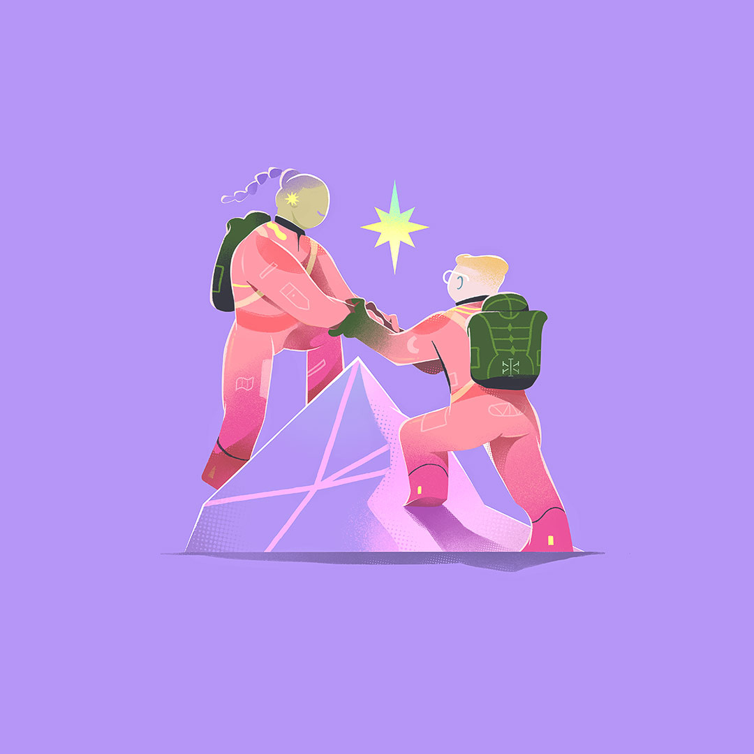 Isonauts. branding character characterdesign future graphic design illustration renewable solarpunk technology world