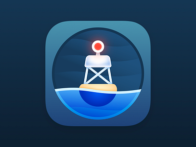 Buoy Weather App Icon app icon app icon design icon design ios app icon