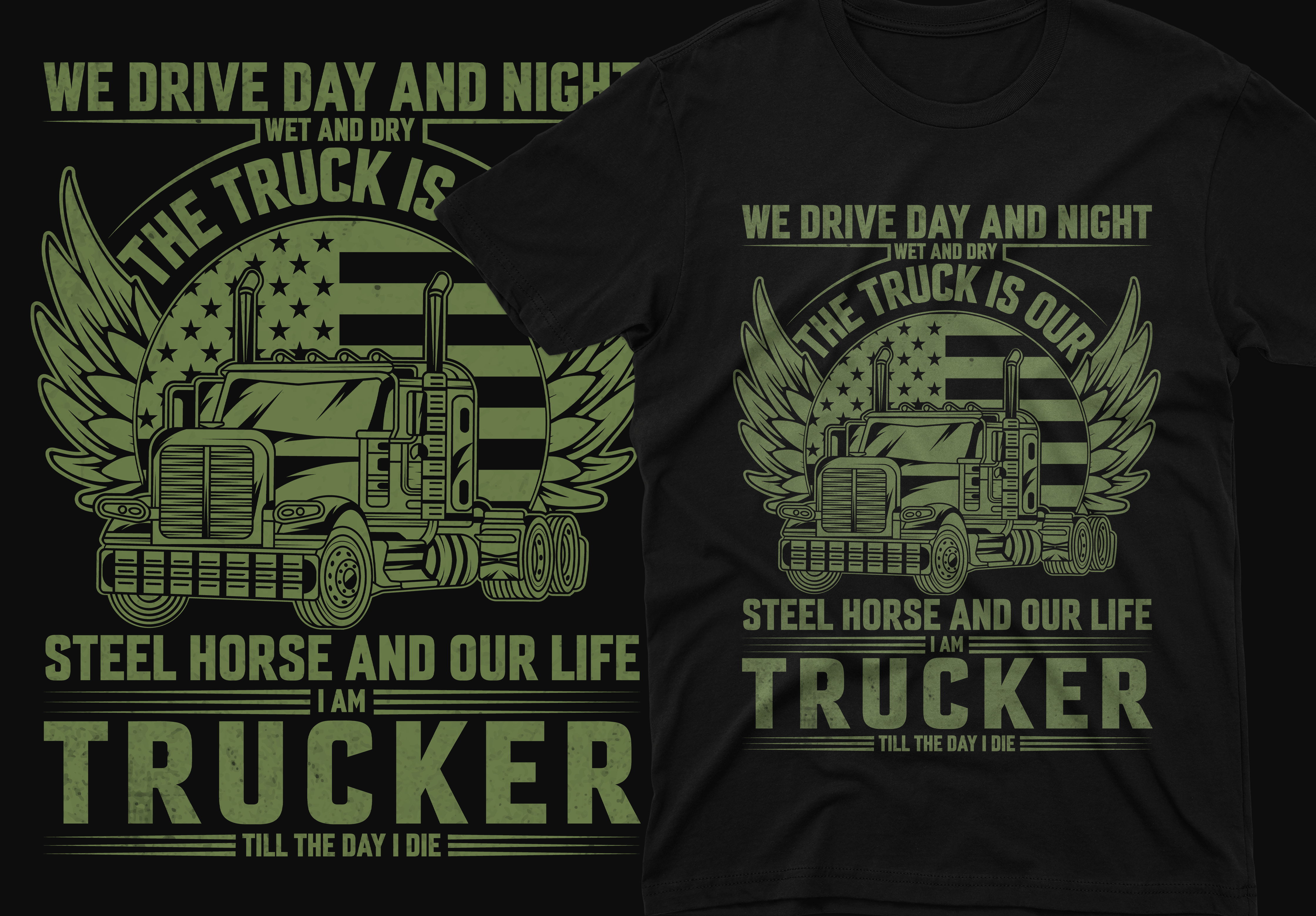 T-Shirt Design bulk t shirt design design illustration minimal minimalist minimalist t shirt design t shirt t shirt design t shirt design typography truck tshirt design typography vector t shirt